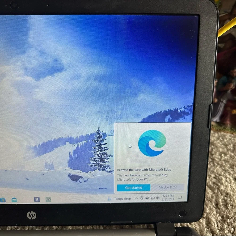 hp laptop 15.6” with case bundle